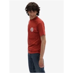 Červené pánské tričko s potiskem VANS -