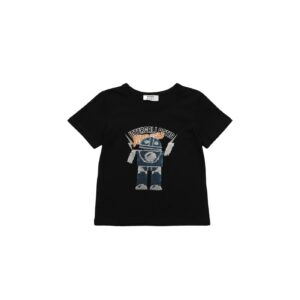 Trendyol Black Sequin Embroidered Boy Knitted