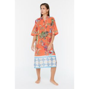 Trendyol Floral Patterned Voile Beach
