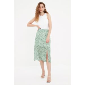 Trendyol Green Printed Skirt