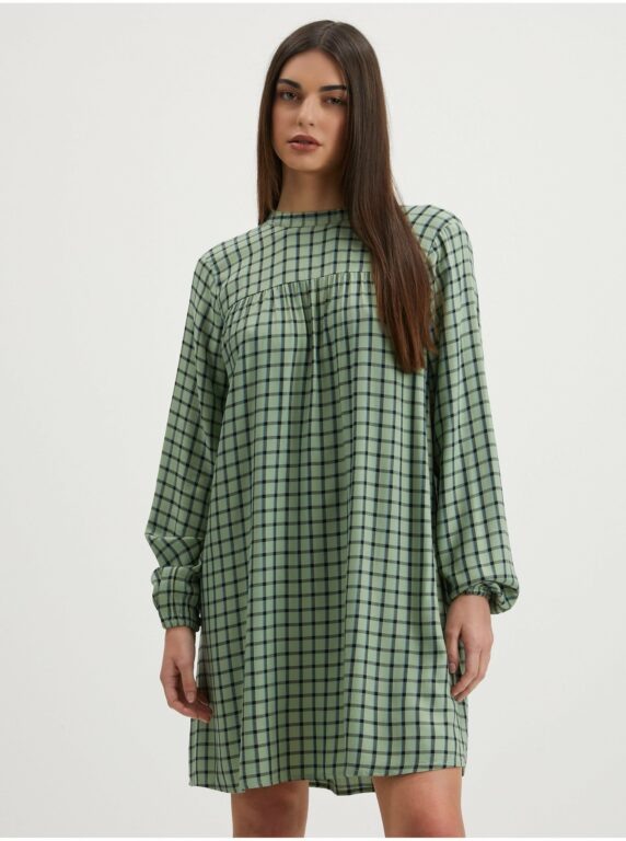 Zelené kostkované šaty JDY Anabelle