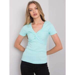 Mint blouse with short
