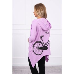 Sweatshirt with a bicycle print