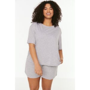 Trendyol Curve Gray Knitted
