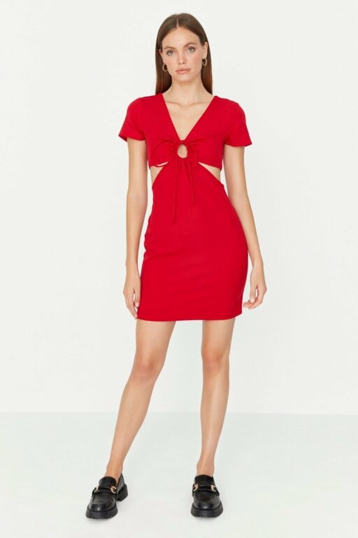 Trendyol Red Cut Out