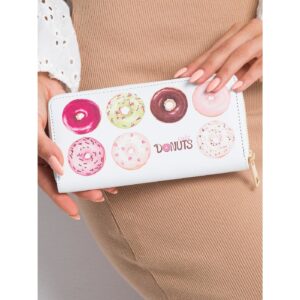 White donut wallet