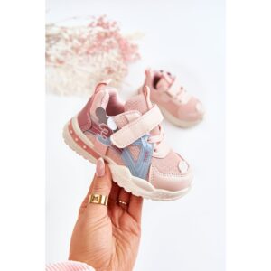 Children's Cloth Sport Shoes Pink