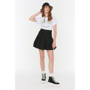 Trendyol Black Pleated Skirt