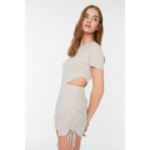 Trendyol Gray Cut-Out Detailed Camisole Knitted