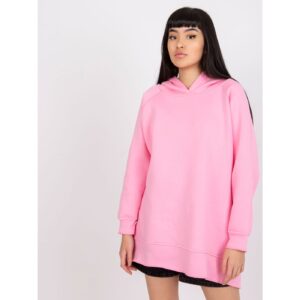 Basic pink sweatshirt with a