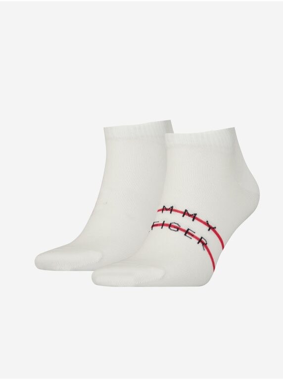 Sada dvou párů ponožek v bílé barvě