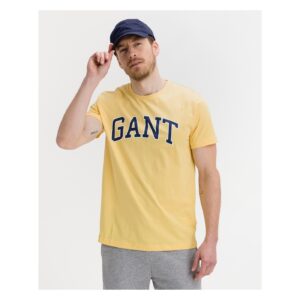 Žluté pánské tričko GANT Arch