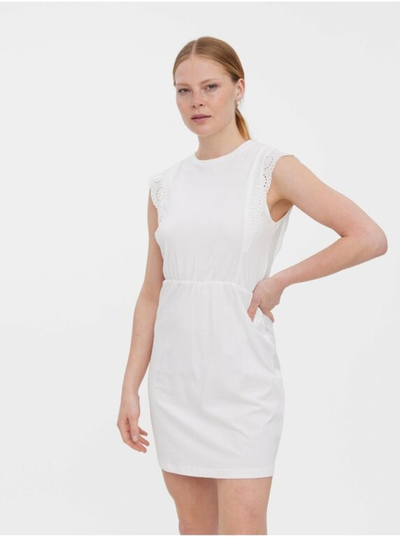 Bílé krátké šaty VERO MODA