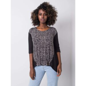 Black and gray spotted blouse from