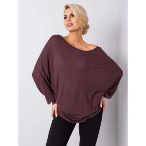 Brown oversize blouse Jovanka RUE