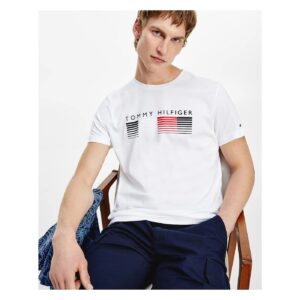 Fade Graphic Cord Tee Triko Tommy Hilfiger -