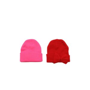 Trendyol Red-Multi-Color 2-Pack Girl Knitted