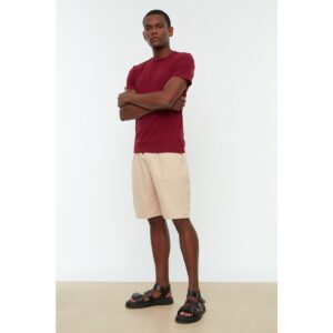 Trendyol Stone Men's Oversize Fit Basic Shorts &