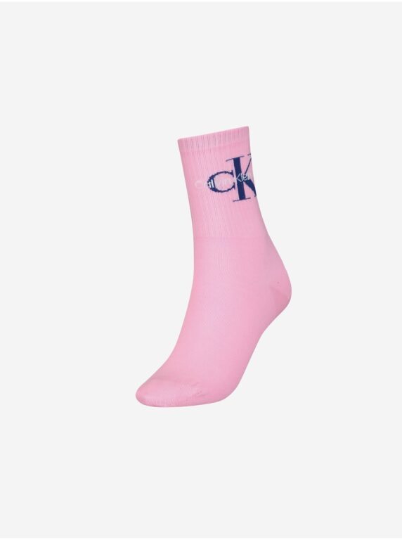 Růžové dámské ponožky Calvin Klein