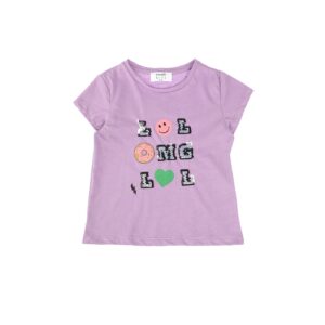 Trendyol Lilac Sequined Girl Knitted
