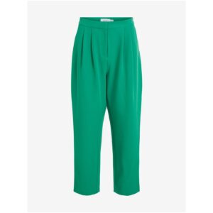 Zelené zkrácené kalhoty VILA Ashara -
