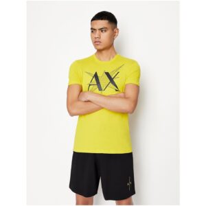 Žluté pánské tričko Armani Exchange -