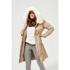Coat with fur -