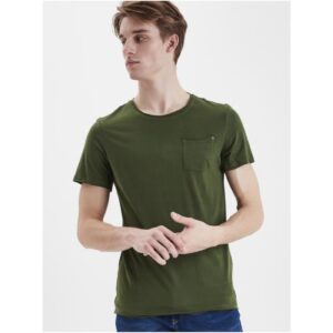 Zelené basic tričko Blend Noel -