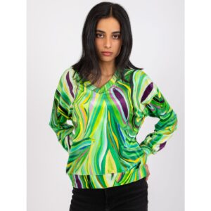 Green blouse from Evelyne