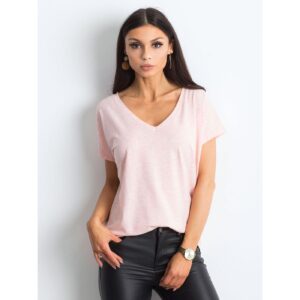 Light pink melange T-shirt