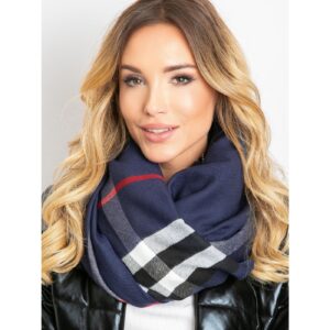 Navy blue scarf with