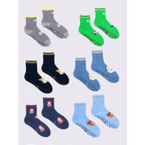 Yoclub Kids's Boy Socks Anti Slip Abs 6-Pack