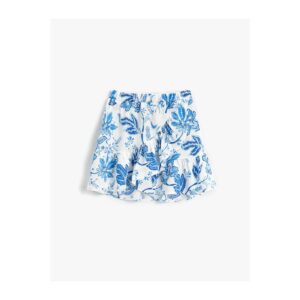 Koton Floral Mini Skirt with