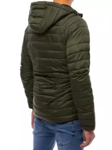 Men's quilted transitional green
