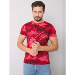 Men's red t-shirt with