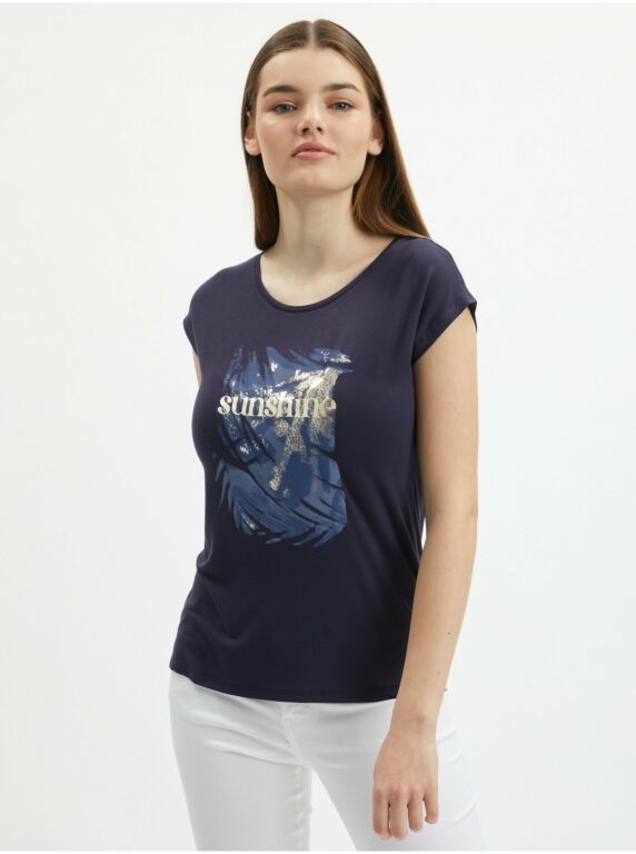 Orsay Tmavě modré dámské tričko