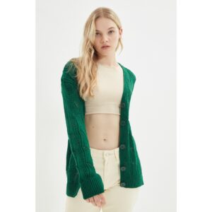Trendyol Emerald Green Knitted Detailed Knitwear