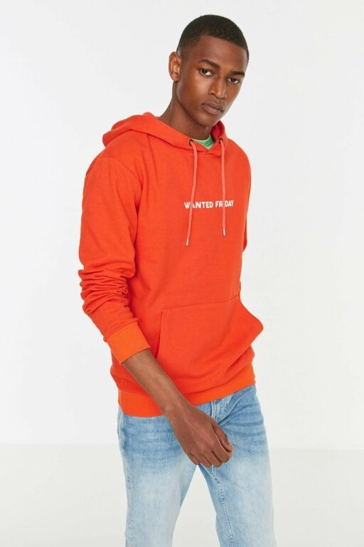 Trendyol Sweatshirt - Orange -