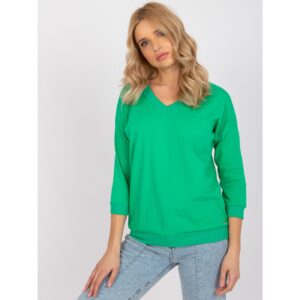 Dark green blouse basic