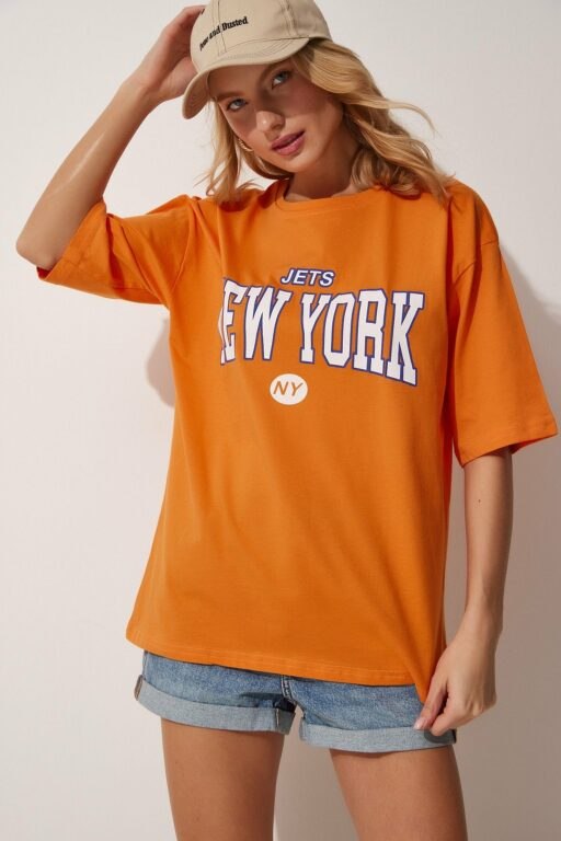 Happiness İstanbul T-Shirt - Orange