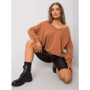 Light brown cotton sweatshirt
