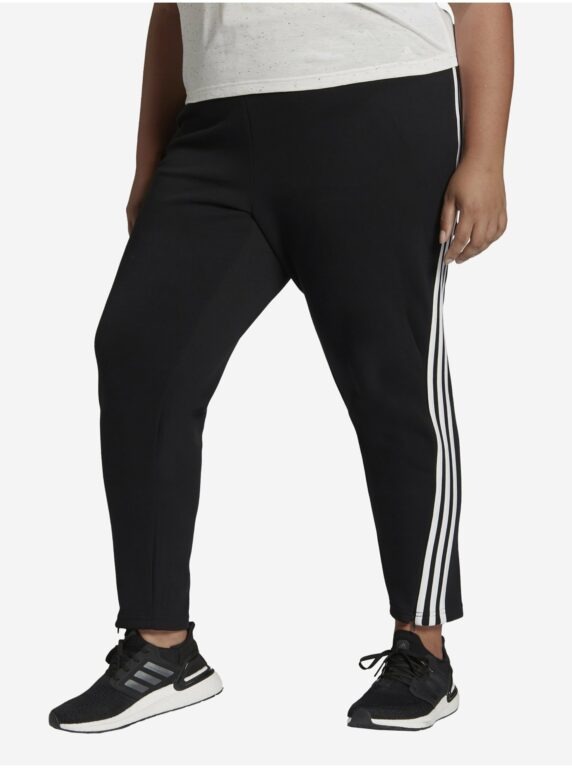 Černé dámské sportovní tepláky adidas