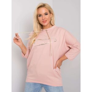 Dust pink cotton blouse