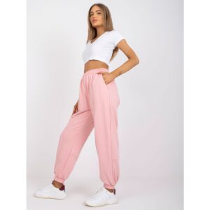 June pink high-waisted sweatpants