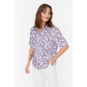 Trendyol Lilac Printed Shirt
