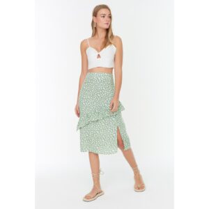 Trendyol Multicolored Slit Skirt