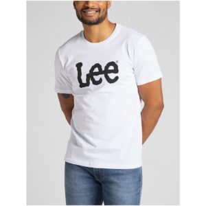 Bílé pánské tričko Lee