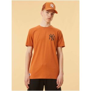 Oranžové pánské tričko s potiskem New