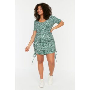 Trendyol Curve Green Knitted Smocking