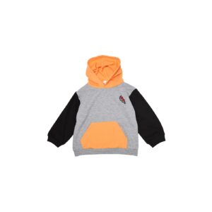 Trendyol Gray Color Block Patch Detail Hooded Boy